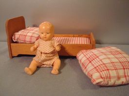 ❗Jetzt = 29.- Fr. !!❗altes Bett & altes w`schönes Baby - Pst